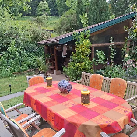 Maison 20' Colmar Jardin Calme Chevaux Vue Poêle à Bois Hébergement de vacances